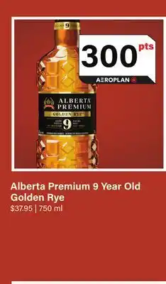 LCBO Alberta Premium 9 Year Old Golden Rye offer