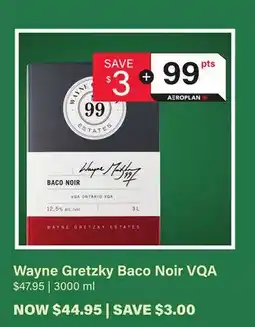 LCBO Wayne Gretzky Baco Noir VQA offer