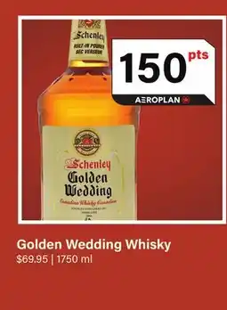 LCBO Schenley Golden Wedding Whisky offer
