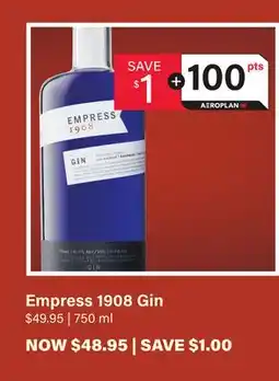 LCBO Empress 1908 Gin offer