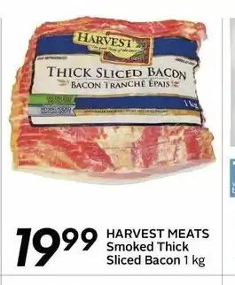 Safeway Harvest Meats Smoked Thick Sliced Bacon offer