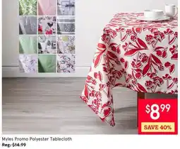 Kitchen Stuff Plus Myles Promo Polyester Tablecloth offer