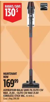 Canadian Tire ASPIRATEUR-BALAI SANS FIL ELITE CSV MAX, 21,6V offer
