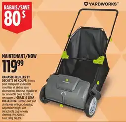 Canadian Tire Yardworks Grass & Leaf Collector offer