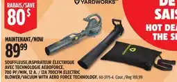 Canadian Tire 12A 700CFM ELECTRIC BLOWER/VACUUM WITH AERO FORCE TECHNOLOGY offer