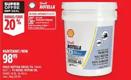 Canadian Tire Sell Rotella T4 DIESEL MOTOR OIL offer
