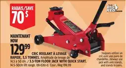 Canadian Tire 3.5-TON FLOOR JACK WITH QUICK START offer