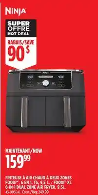 Canadian Tire Ninja FOODI XL 6-IN-1 DUAL ZONE AIR FRYER offer