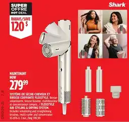 Canadian Tire Shark HD430C FlexStyle Air Styling & Drying System, Powerful Hair Blow Dryer & Multi-Styler offer