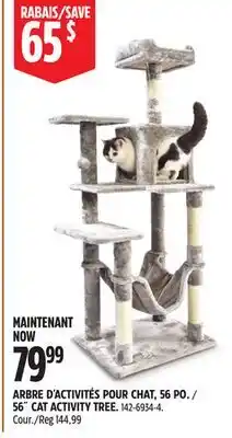 Canadian Tire Cat Craft 56˝ CAT ACTIVITY TREE offer
