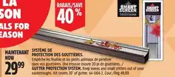 Canadian Tire GUTTER PROTECTION SYSTEM offer