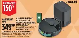 Canadian Tire Irobot ROOMBA 1020 COMBO VAC & MOP PLUS AUTO-EMPTY offer