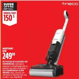 Canadian Tire Tineco Mops, vacuums and self-cleans for effortless floor care offer