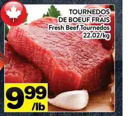 Supermarché PA TOURNEDOS DE BOEUF FRAIS | Fresh Beef Tournedos offer