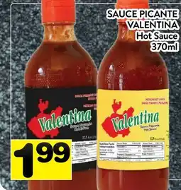 Supermarché PA SAUCE PICANTE VALENTINA | Hot Sauce offer
