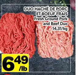 Supermarché PA DUO HACHÉ DE PORC ET BOEUF FRAIS| Fresh Ground Pork and Beef Duo offer