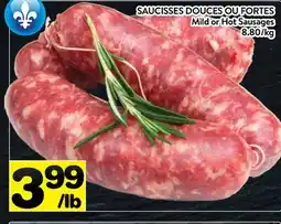Supermarché PA SAUCISSES DOUCES OU FORTES offer