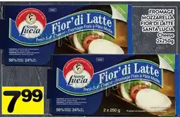 Supermarché PA FROMAGE MOZZARELLA FIOR'DI LATTE SANTA LUCIA | Cheese offer
