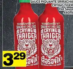 Supermarché PA SAUCE PIQUANTE SRIRACHA CRYING TIGER | Hot Sauce offer