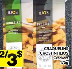 Supermarché PA CROSTINI CROSTINI ILIOS | Crackers offer