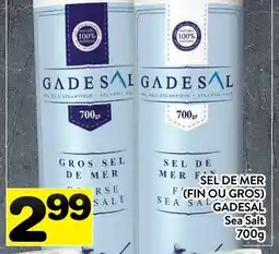 Supermarché PA SEL DE MER (FIN OU GROS) GADESAL | Sea Salt offer