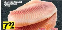 Supermarché PA FILETS DE TILAPIA FRAIS | Fresh Tilapia Fillets offer