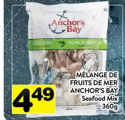 Supermarché PA MÉLANGE DE FRUITS DE MER ANCHOR'S BAY | Seafood Mix offer