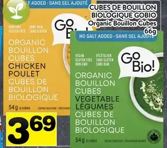 Supermarché PA CUBES DE BOUILLON BIOLOGIQUE GOBIO | Organic Bouillon Cubes offer