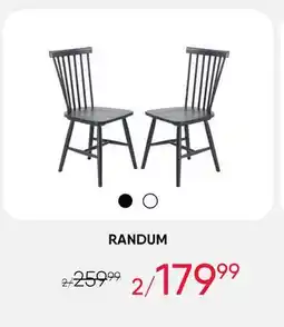 Meubles RD randum - Chairs (Set of 2) offer
