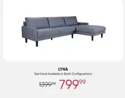 Meubles RD lyna - Sectional with Chaise offer