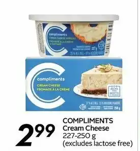 Safeway Compliments Cream Cheese offer