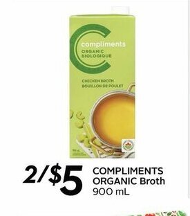Safeway Compliments Organic Broth offer