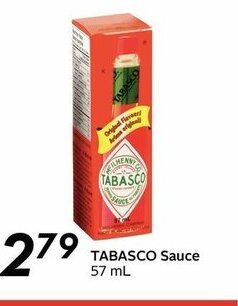 Safeway Tabasco Sauce offer