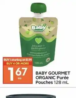 Safeway Baby Gourmet Organic Purée offer