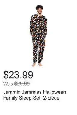 Costco Jammin Jammies Halloween Family Sleep Set, 2-piece offer