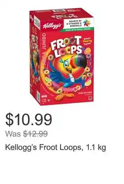 Costco Kellogg's Froot Loops, 1.1 kg offer