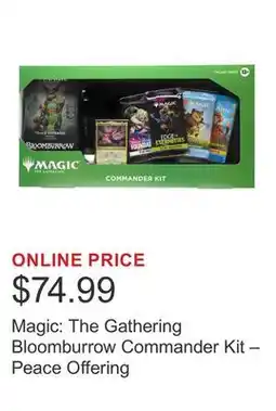 Costco Magic: The Gathering Bloomburrow Commander Kit – Peace Offering offer