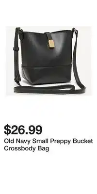Old Navy Old Navy Small Preppy Bucket Crossbody Bag offer