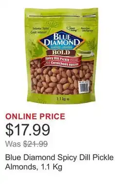 Costco Blue Diamond Spicy Dill Pickle Almonds, 1.1 Kg offer