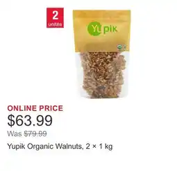 Costco Yupik Organic Walnuts, 2 × 1 kg offer