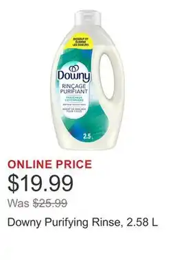 Costco Downy Purifying Rinse, 2.58 L offer