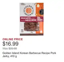 Costco Golden Island Korean Barbecue Recipe Pork Jerky, 410 g offer