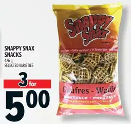Metro Snappy snax snacks offer