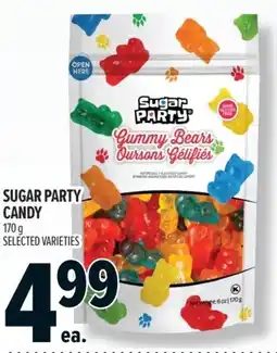 Metro Sugar party candy offer