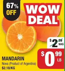 Iqbal Foods Mandarin offer