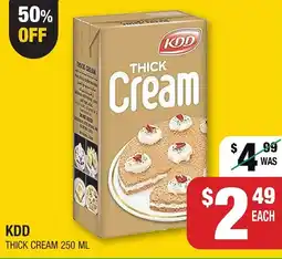 Iqbal Foods KDD thick cream offer