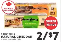 IGA Armstrong natural cheddar offer