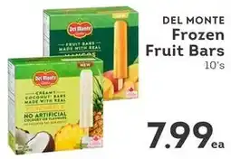 IGA Del monte frozen fruit bars offer