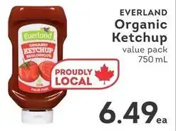 IGA Everland organic ketchup offer