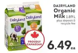 IGA DAIRYLAND Organic Milk offer